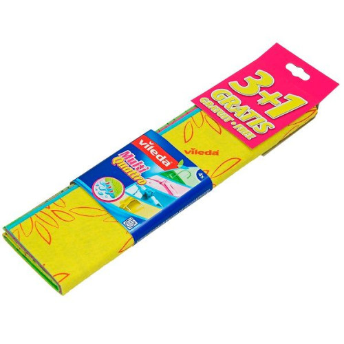 Vileda Multi Quattro Universal Cloth 3 pcs