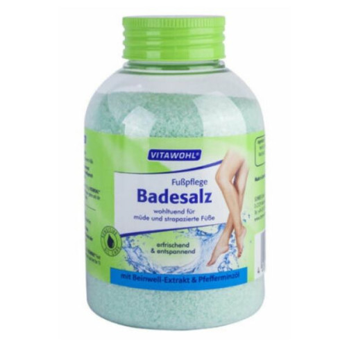 Vitawohl Bath Salts for Tired Feet 1.32 lb (600 g)