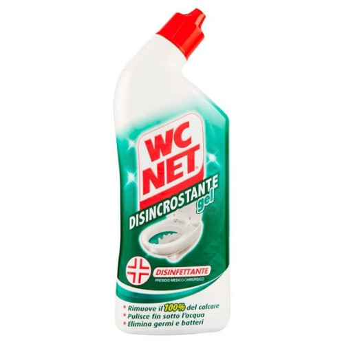WC Net Crystal Liquid Toilet Cleaner Disincrostante Classic 25.36 fl oz (750 ml)