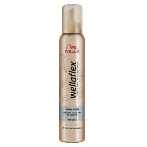 Wellaflex Shiny Hold 5 Hair Mousse Extra Strong Hold 6.76 fl oz (200 ml)
