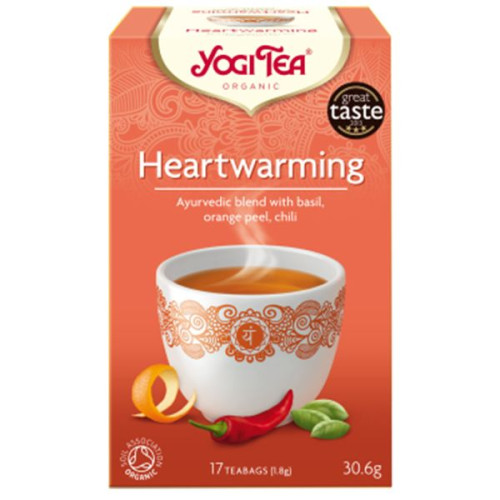 Yogi Tea Hearthwarming Organic Ayurvedic Tea 17 x 0.06 oz (1.8 g) Filter Bags