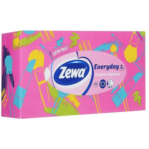 Zewa Everyday Cosmetic Wipes 100 pcs