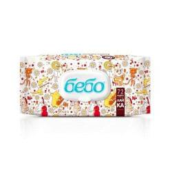 Bebo Wet Wipes with Chamomile Extract 72 pcs