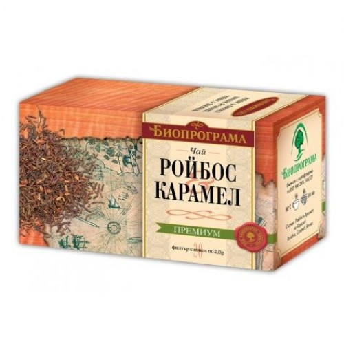 Bioprogramme Premium Antioxidant Tea with Caramel and Rooibos 0.05 oz (1.5 g) 20 Filter Bags