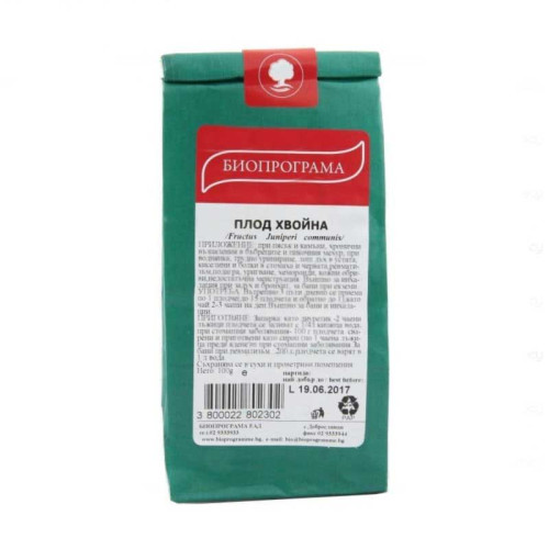 Bioprogramme Juniper Fruit for Difficult Urination and Kidney Pain 3.53 oz (100 g)