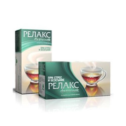 GT Fitolek Relax Herbal Tea for Irritability and High Stress 0.05 oz (1.5 g) 20 Filter Bags