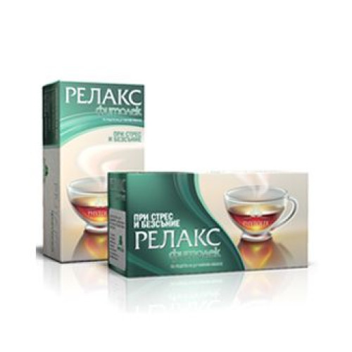 GT Fitolek Relax Herbal Tea for Irritability and High Stress 0.05 oz (1.5 g) 20 Filter Bags