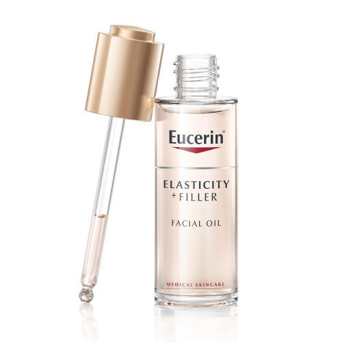 Eucerin Elasticity+Filler Nourishing Face Oil for Mature Skin 1.01 fl oz (30 ml)