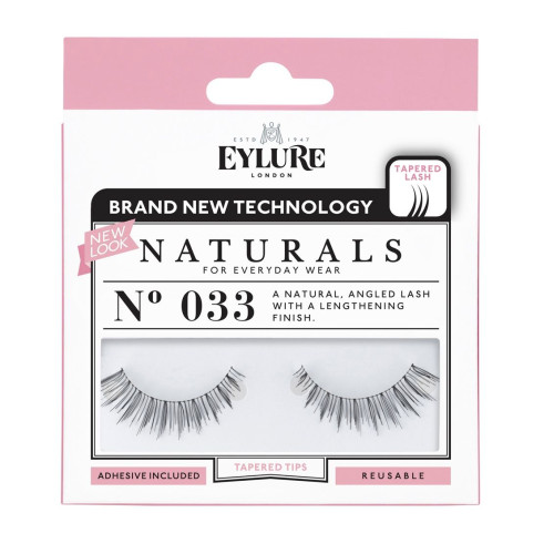 Eylure Naturals Set with False Eyelashes and Glue Model 033 1 pc