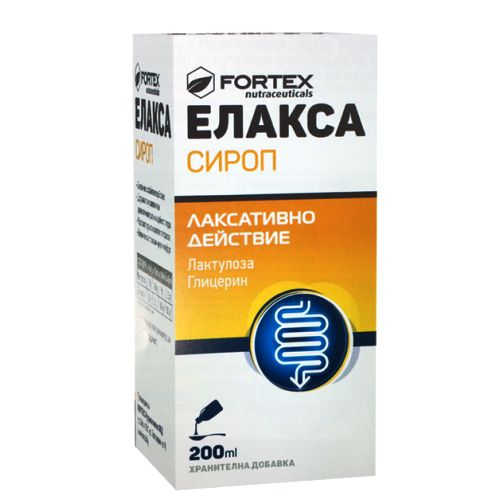 Fortex Elaksa Lactulose to Aid Bowel Movements Syrup 6.76 fl oz (200 ml)