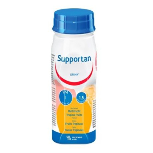 Supportan Protein Drink with Tropical Fruit Flavor 6.76 fl oz (200 ml)