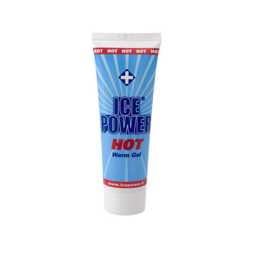 Fysioline Ice Power Hot Warming Gel for Muscle Strains 2.54 fl oz (75 ml)