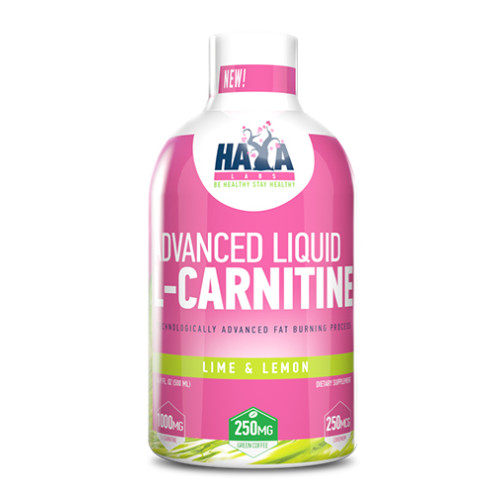 Haya Labs Advanced Liquid L-Carnitine Lemon and Lime 16.91 fl oz (500 ml)