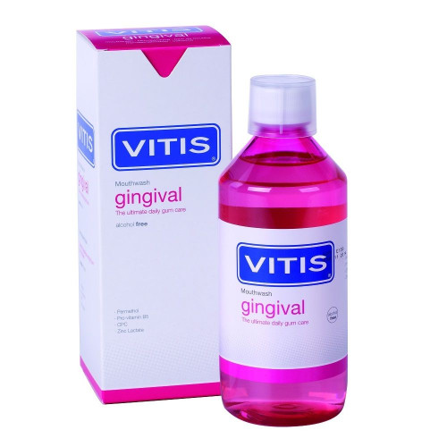 Vitis Gingival Mouthwash for Daily Use with Maximum Care for the Gums 16.91 fl oz (500 ml)