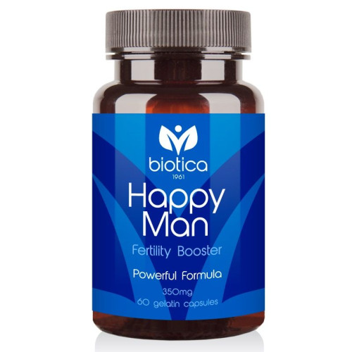 Biotica Happy Man for Fertility and Sexual Problems 350 mg 60 Capsules