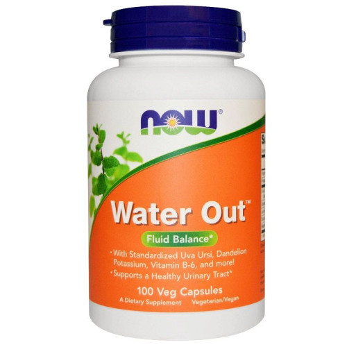 Now Foods Water Out for Cleansing Excess Fluids from the Body 100 Capsules