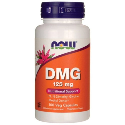 Now Foods Dimethylglycine for a Strong Immune System Strength and Energy 125 mg 100 Capsules