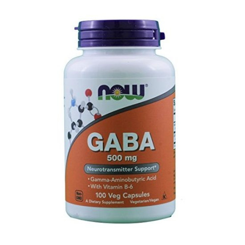 Now Foods Gaba for Insomnia Calming Effect 500 mg 100 Capsules