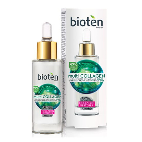 Bioten Multi Collagen High-Quality Rejuvenating Anti-Wrinkle Face Serum 1.01 fl oz (30 ml)