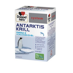 Doppelherz System Antarctic Krill Omega-3 for Perfect Vision 60 Capsules