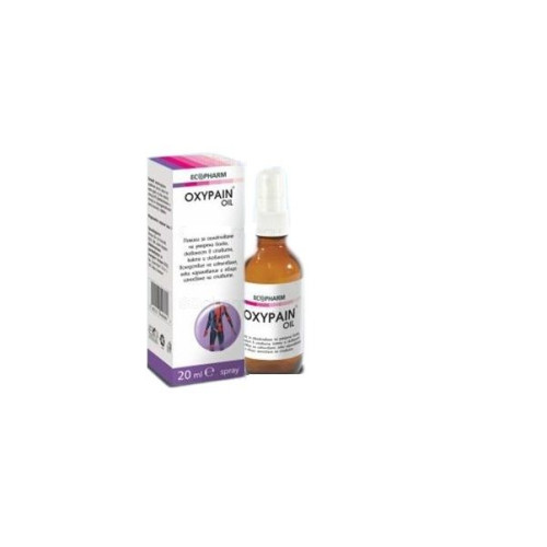Ecopharm Oxypain Oil Spray for Worn Joints Pain and Stiffness 0.68 fl oz (20 ml)