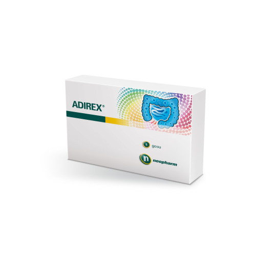 Neopharm Adirex Doses for Diarrhea and Frequent Bowel Movements for Healthy Intestinal Microflora 6 + 6 Capsules