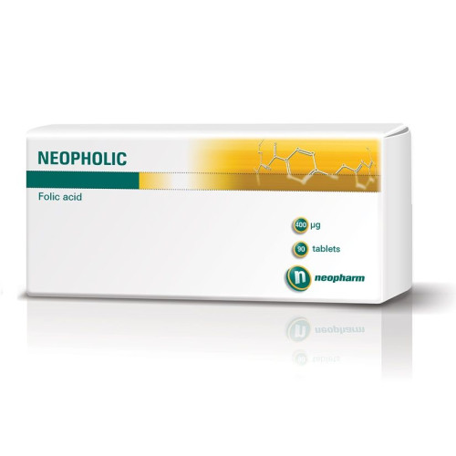 Neopharm Neofolic for Healthy Pregnancy with Folic Acid 0.4 mg 90 Tablets