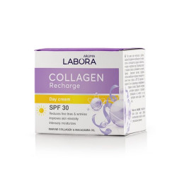 Aroma Labora Collagen Recharge Day Cream with Sun Protection and Marine Collagen SPF 30+ 1.69 fl oz (50 ml)