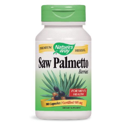 Nature's Way Saw Palmetto Fruit for a Healthy Prostate and High Libido 585 mg 100 Capsules