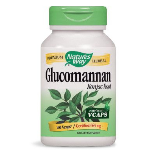 Nature's Way GlucomanPotato Palm Root for Obesity 665 mg 100 Capsules