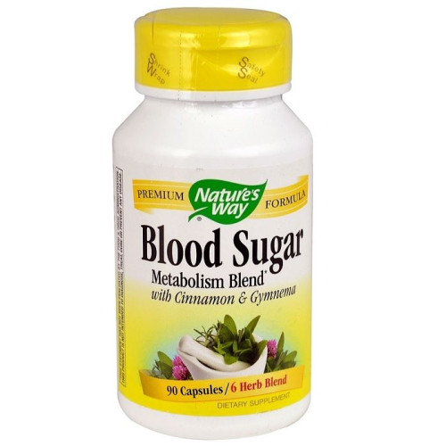 Nature's Way Blood Sugar for Diabetes and Fast Metabolism 90 Vegetarian Capsules
