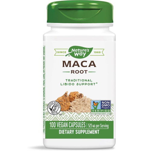 Nature's Way Maca Root for High Libido and Sexual Stamina 525 mg 100 Vcaps