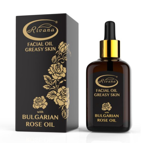 Rivana Hydrating Oil with Bulgarian Rose Oil for Oily Skin 1.01 fl oz (30 ml)