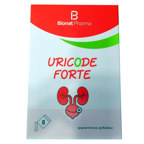 Bionat Pharma Uricod Forte for Pain During Urination 8 Sachets