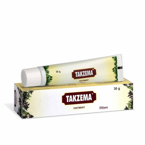 Charak Takzema Soothing Ointment for Irritated Dry Skin with Aloe Vera 1.69 fl oz (50 ml)