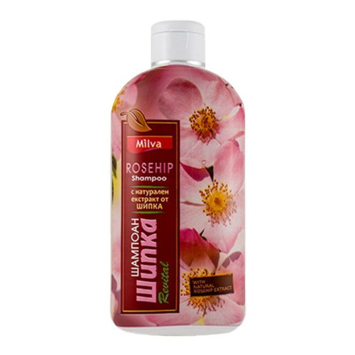 Milva Intensely Hydrating Shampoo with Rosehip for Damaged Hair 6.76 fl oz (200 ml)