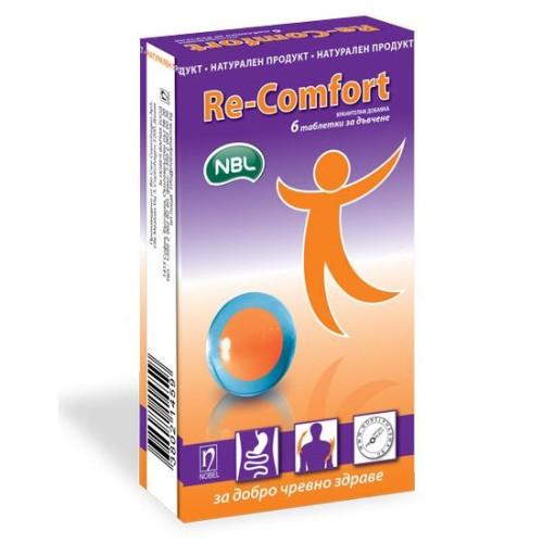 Nobel Re-Comfort Chewable Tablets for a Healthy Stomach 6 pcs