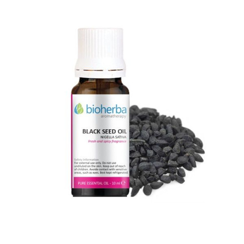 Bioherba Black Cumin Essential Oil for Eczema and Burns 1.69 fl oz (50 ml)