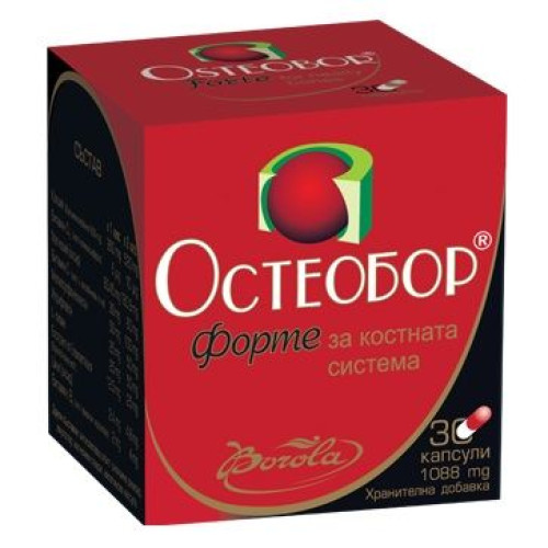 Borola Osteobor Forte for Healthy Muscles and Bones with Calcium 30 Capsules
