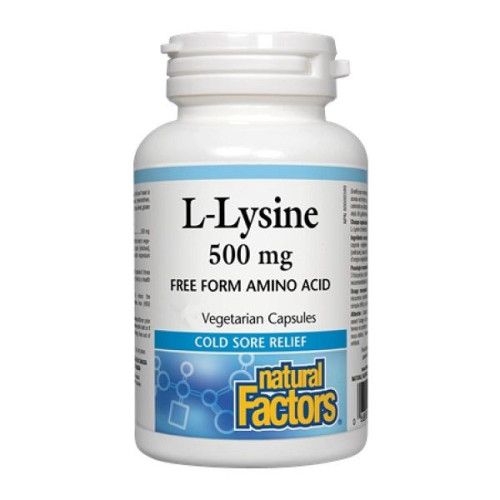 Natural Factors L-Lysine for a Strong Immune System During Fatigue and Stress 90 Vcaps