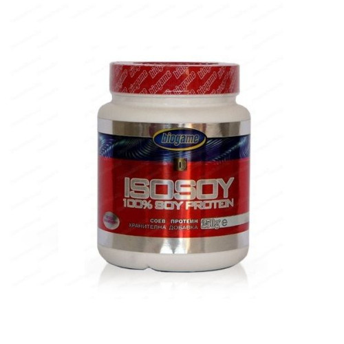 Biogame Isosoy 100% Soy Protein for Perfect Shape Strawberry Flavor 8.82 oz (250 g)