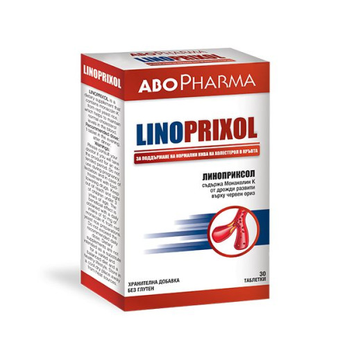 Abopharma Linoprixol Cholesterol Control Gluten-Free 30 Tablets