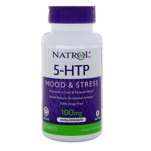 Natrol 5-HTP Suppresses Appetite and Promotes Quality Sleep 45 Tablets