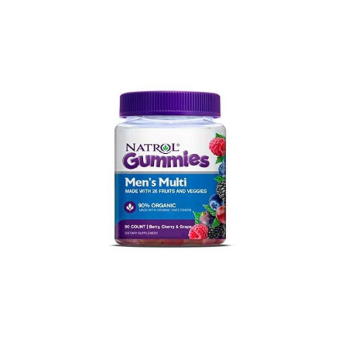 Natrol Multi Gummies for Men Three Flavors 90 Chewable Tablets
