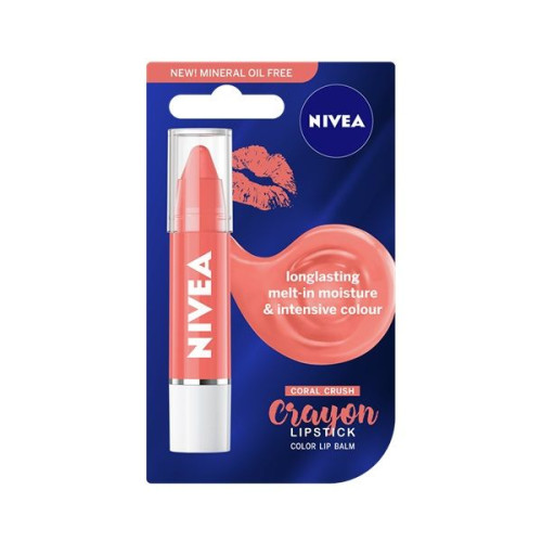 Nivea Crayon Crayon Coral Lipe 0.11 oz (3 g)