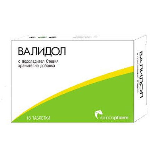 Ramcopharm Validol for Restful Sleep and Quality Sleep 60 mg 18 Tablets