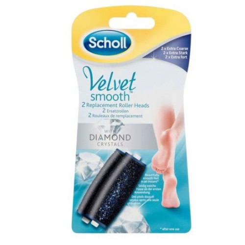 Scholl Velvet Smooth Refill for Electric Foot File (diamond Particles) 1 pc