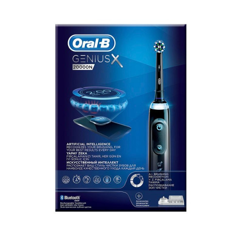 Oral-B Genius x 20000N Electric Toothbrush for Perfect Cleaning Black 1 pc