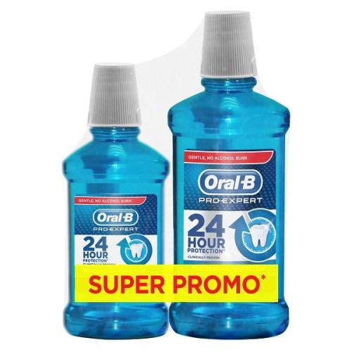 Oral-B Pro-Expert 24h Promo Set Refreshing Mouthwash with 24-Hour Protection 2 pcs
