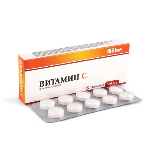 Capeypharma Milian Vitamin C for Strong Immunity and a Healthy Body 500 mg 10 Tablets